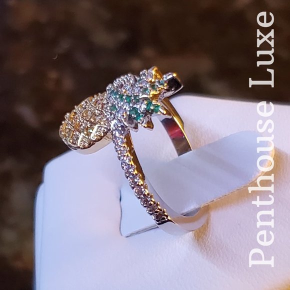 FINAL RESTOCK!! 🍍Sapphire Pineapple Ring - Picture 4 of 5